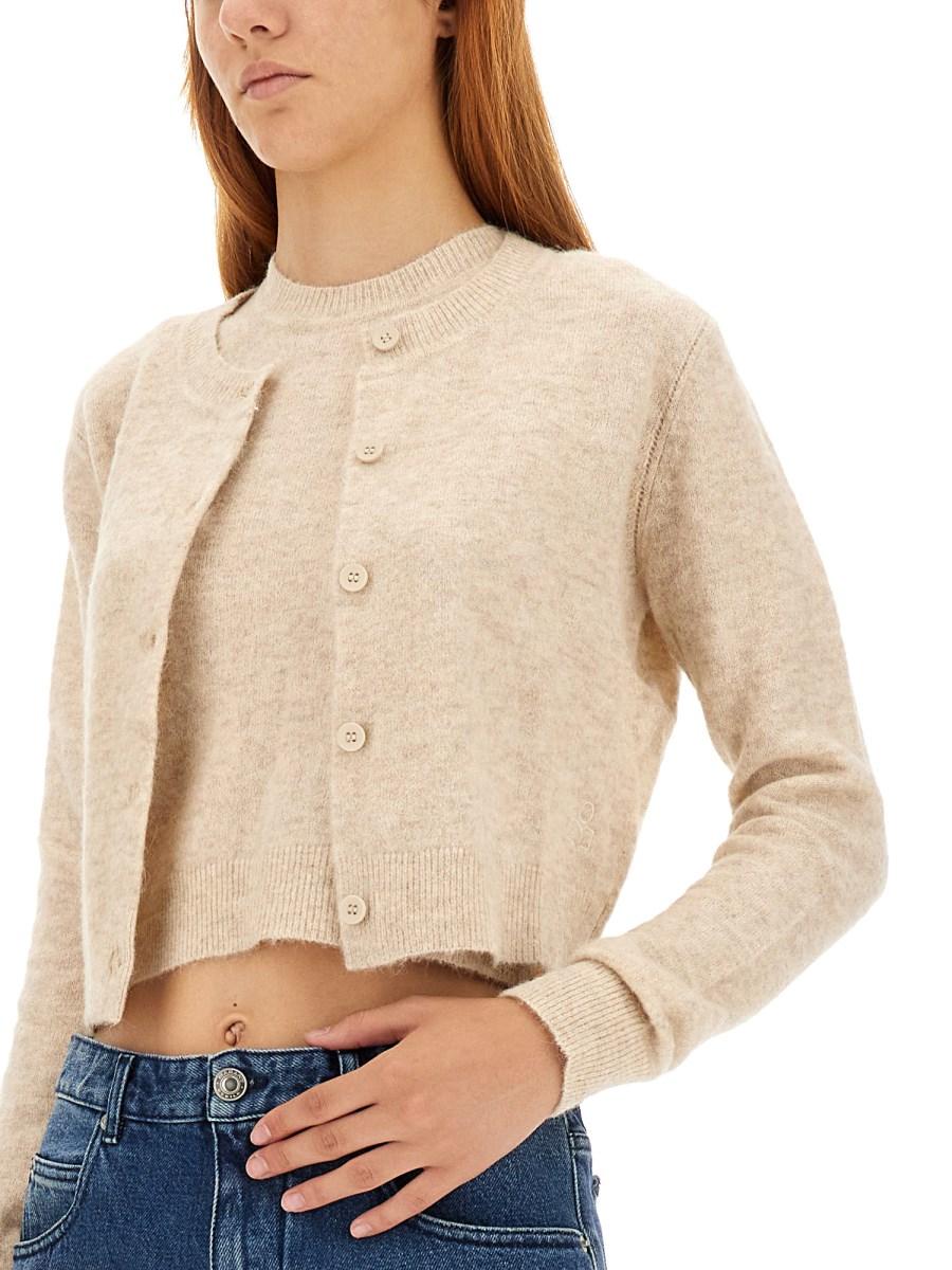 MARANT ÉTOILE CARDIGAN AMENITA IN LANA