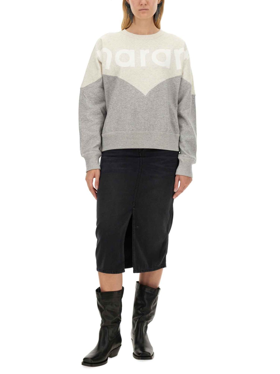 MARANT ÉTOILE FELPA HOUSTON IN COTONE