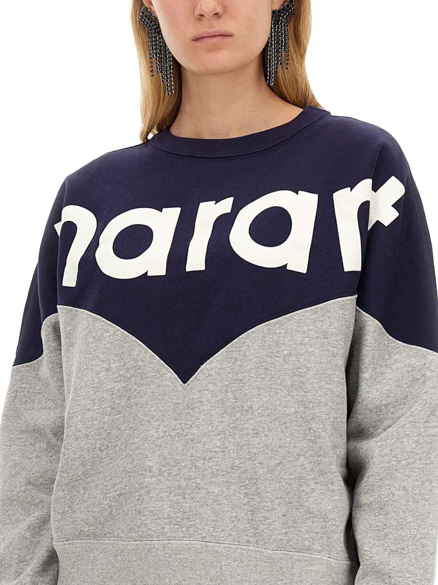 MARANT ÉTOILE FELPA HOUSTON IN COTONE