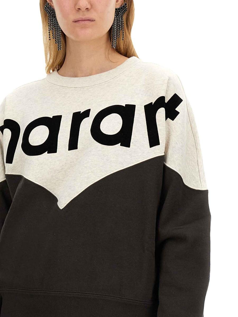 MARANT ÉTOILE FELPA HOUSTON IN COTONE