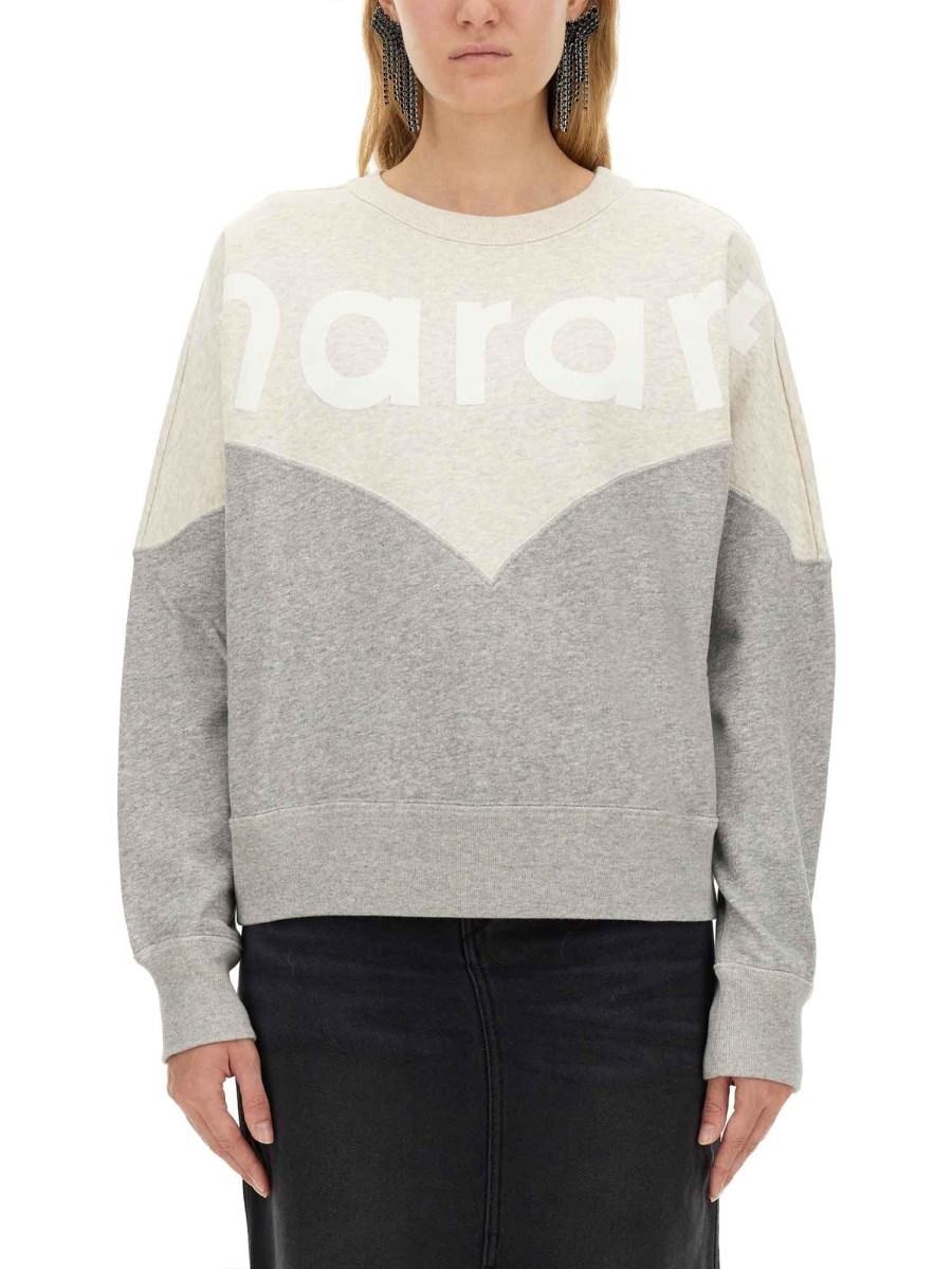 MARANT ÉTOILE FELPA HOUSTON IN COTONE