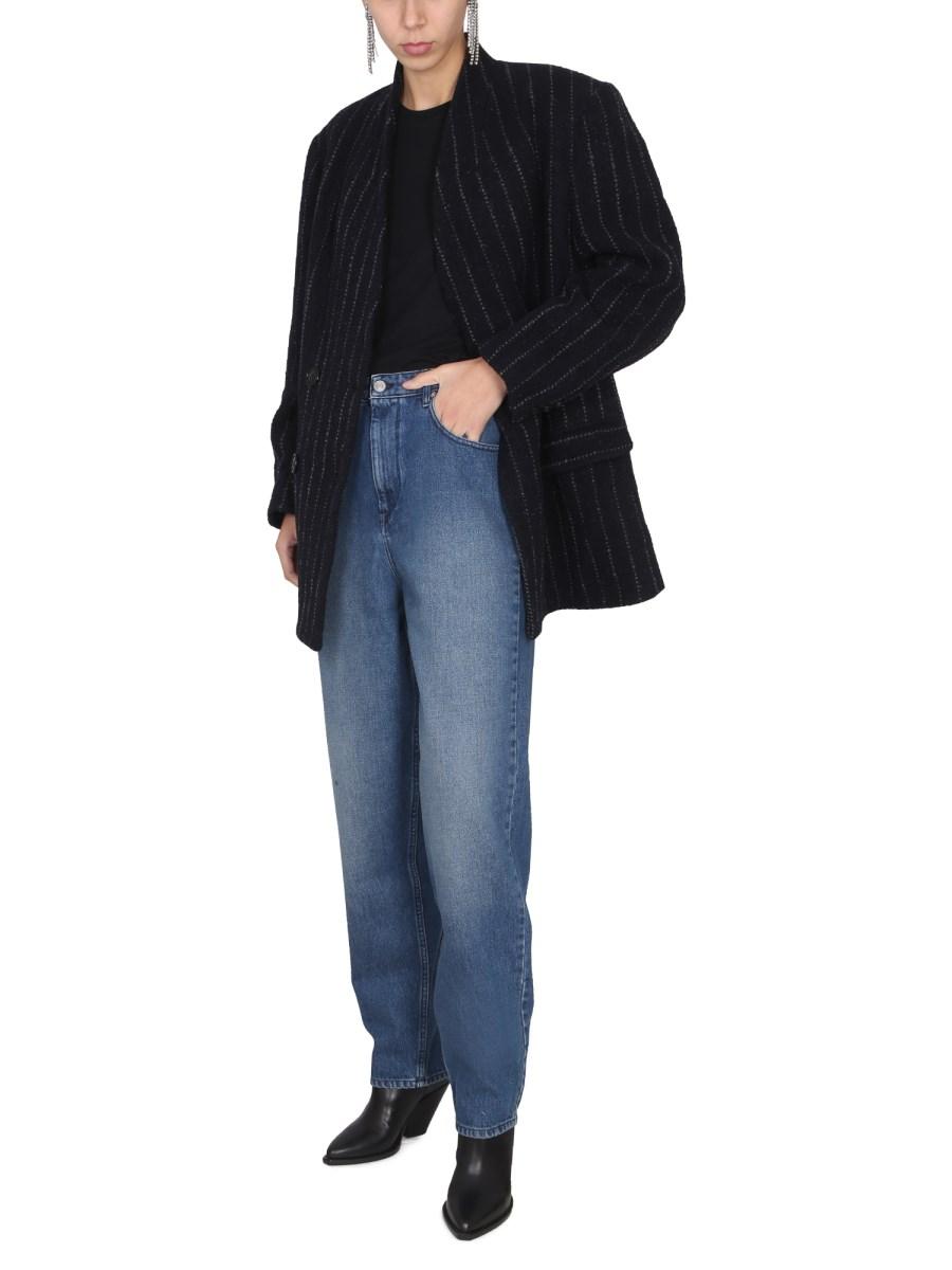 MARANT ÉTOILE JEANS CORSY IN DENIM DI COTONE