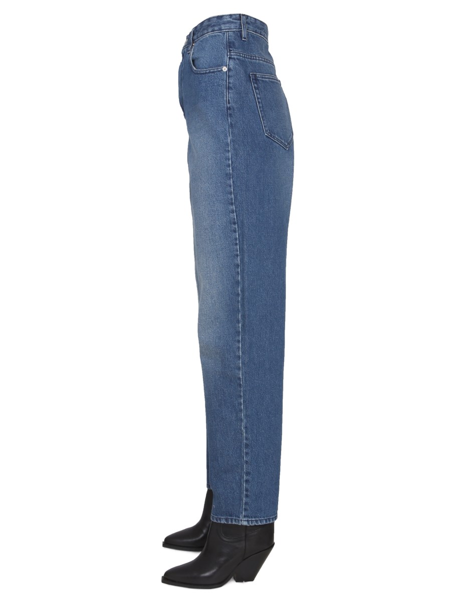 MARANT ÉTOILE JEANS CORSY IN DENIM DI COTONE
