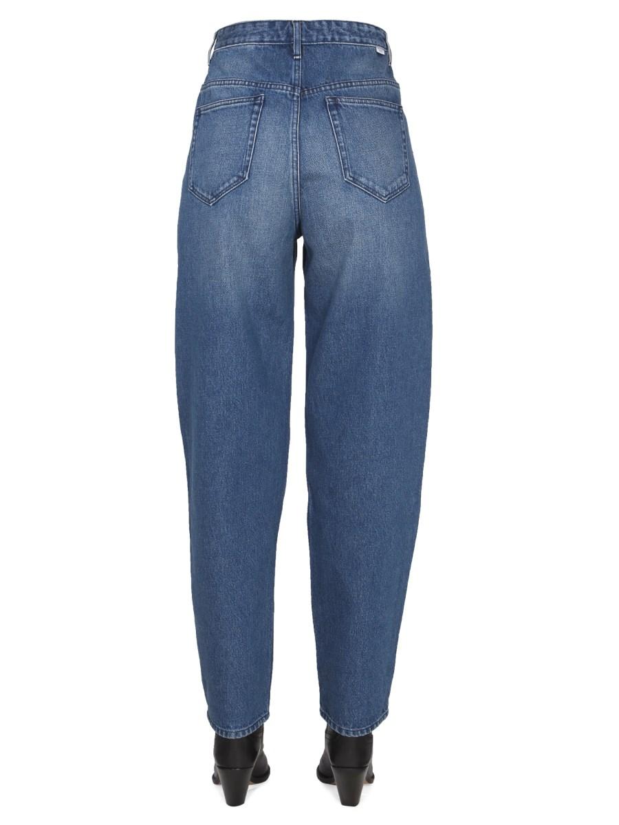 MARANT ÉTOILE JEANS CORSY IN DENIM DI COTONE