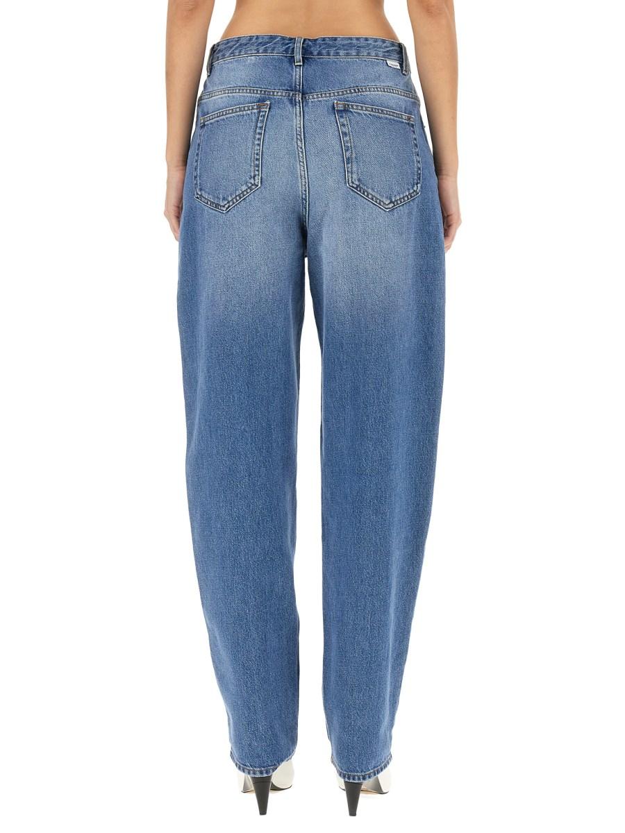 MARANT ÉTOILE JEANS CORSY IN DENIM DI COTONE