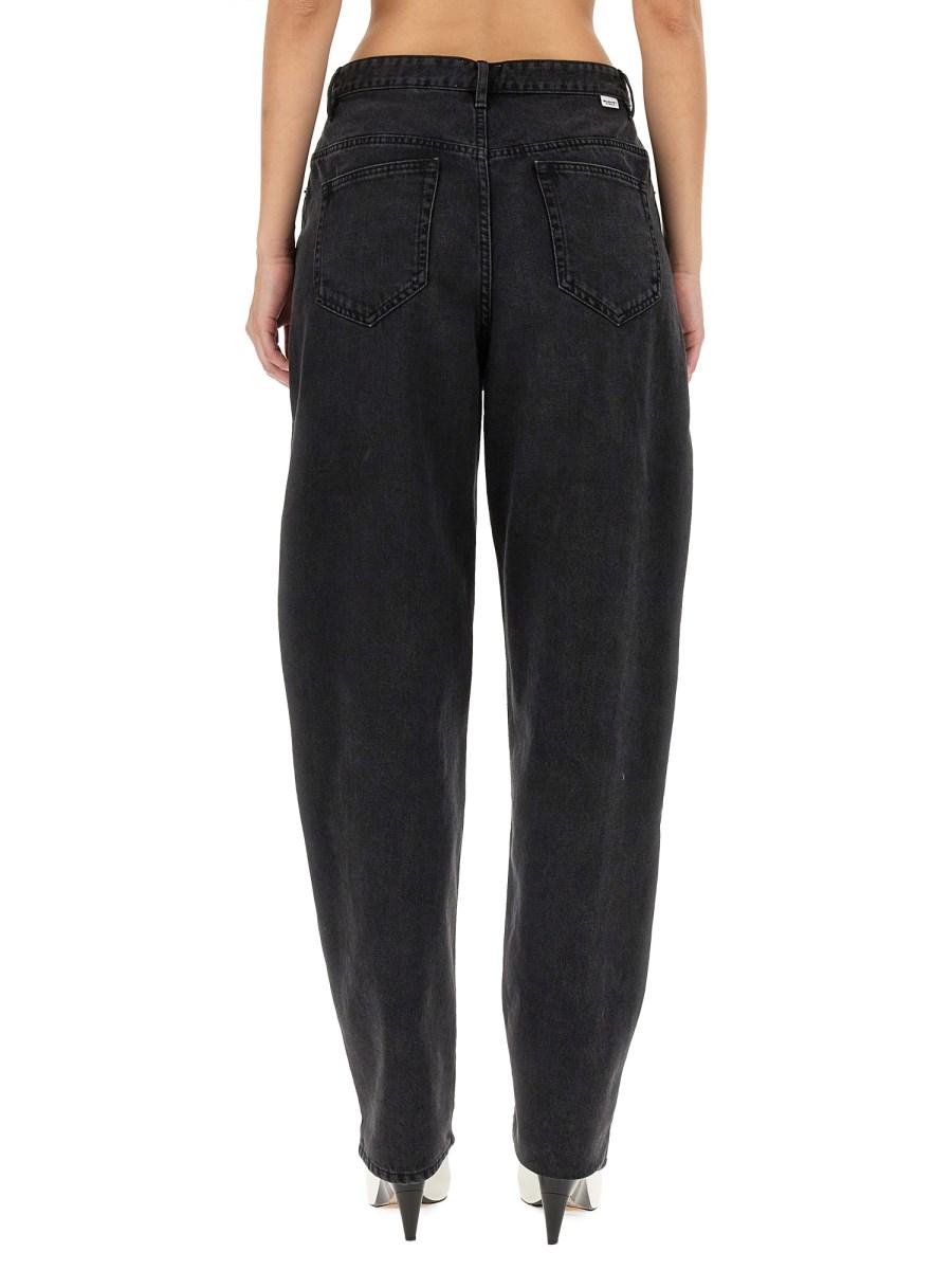 MARANT ÉTOILE JEANS CORSY IN DENIM DI COTONE