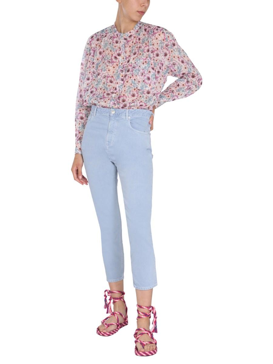 MARANT ÉTOILE JEANS LANEA IN DENIM DI COTONE