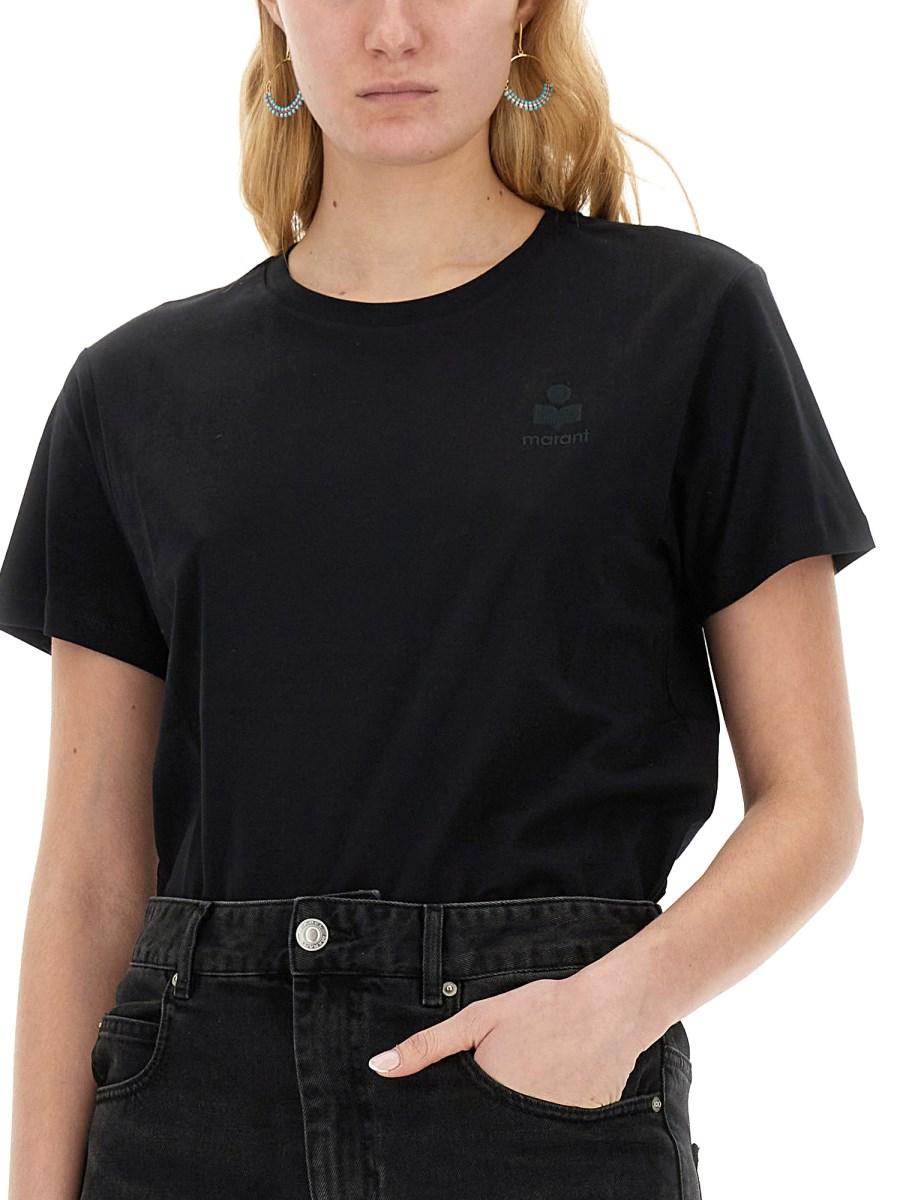 MARANT ÉTOILE T-SHIRT "ABY" IN JERSEY DI COTONE