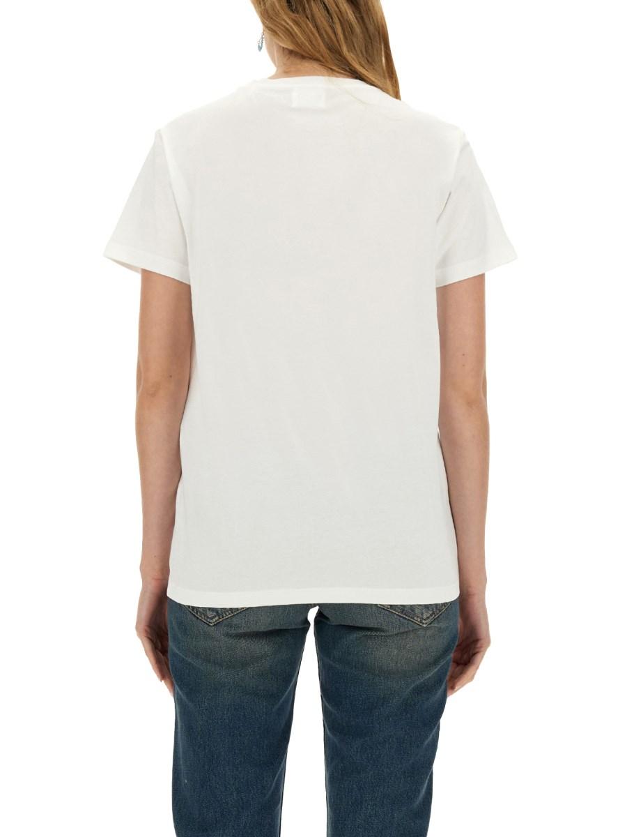 MARANT ÉTOILE T-SHIRT "ABY" IN JERSEY DI COTONE