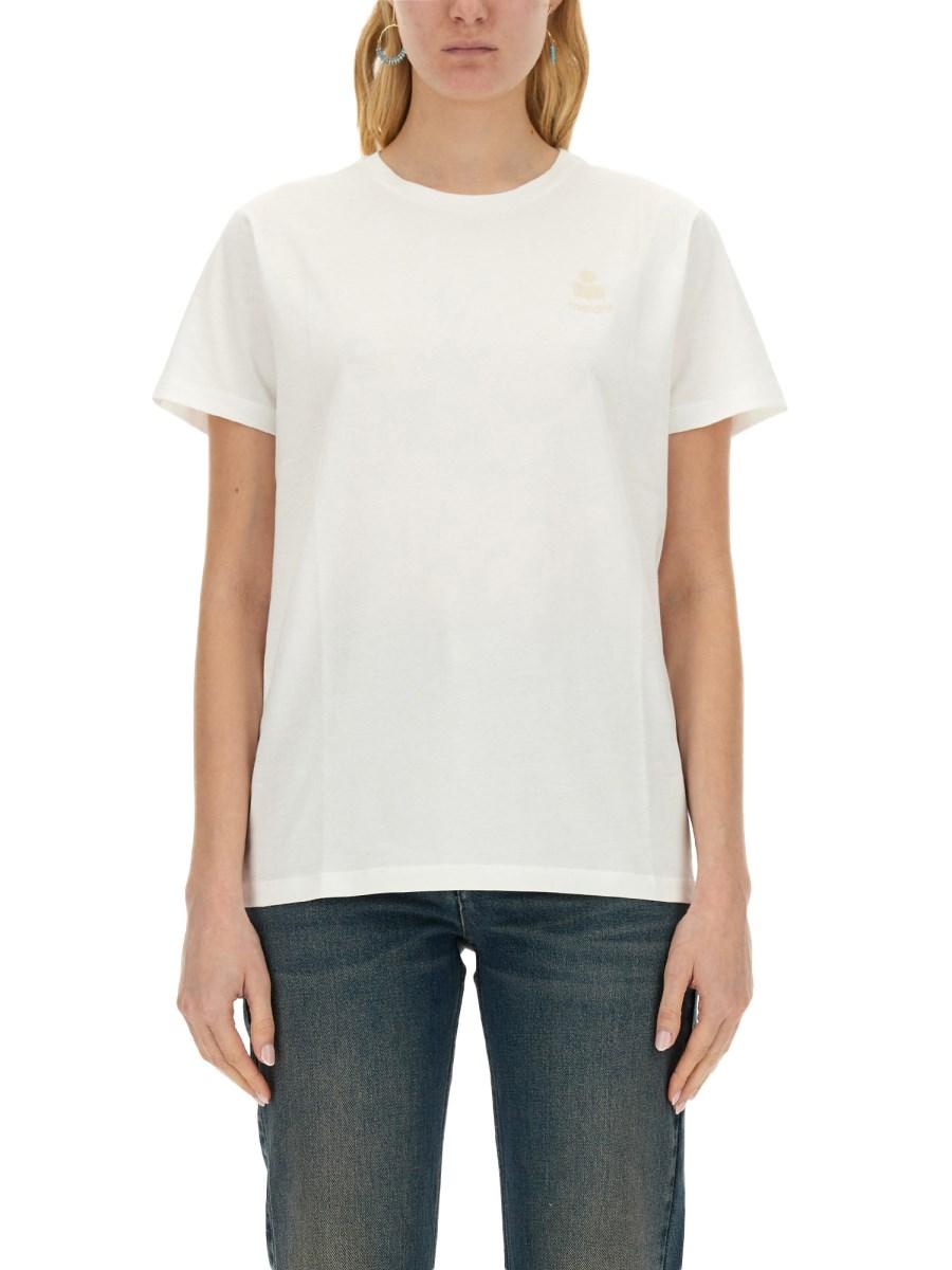 MARANT ÉTOILE T-SHIRT "ABY" IN JERSEY DI COTONE