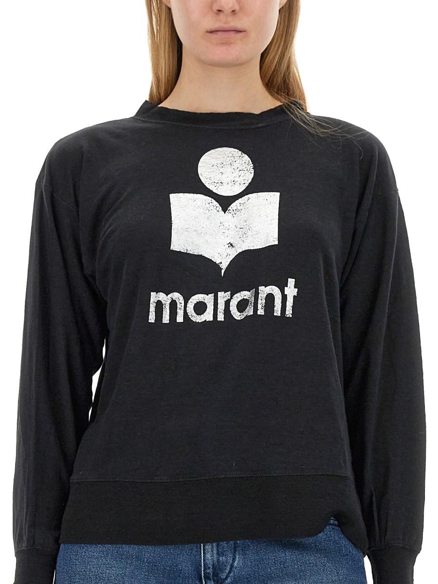 MARANT ÉTOILE T-SHIRT KLOWIA IN LINO