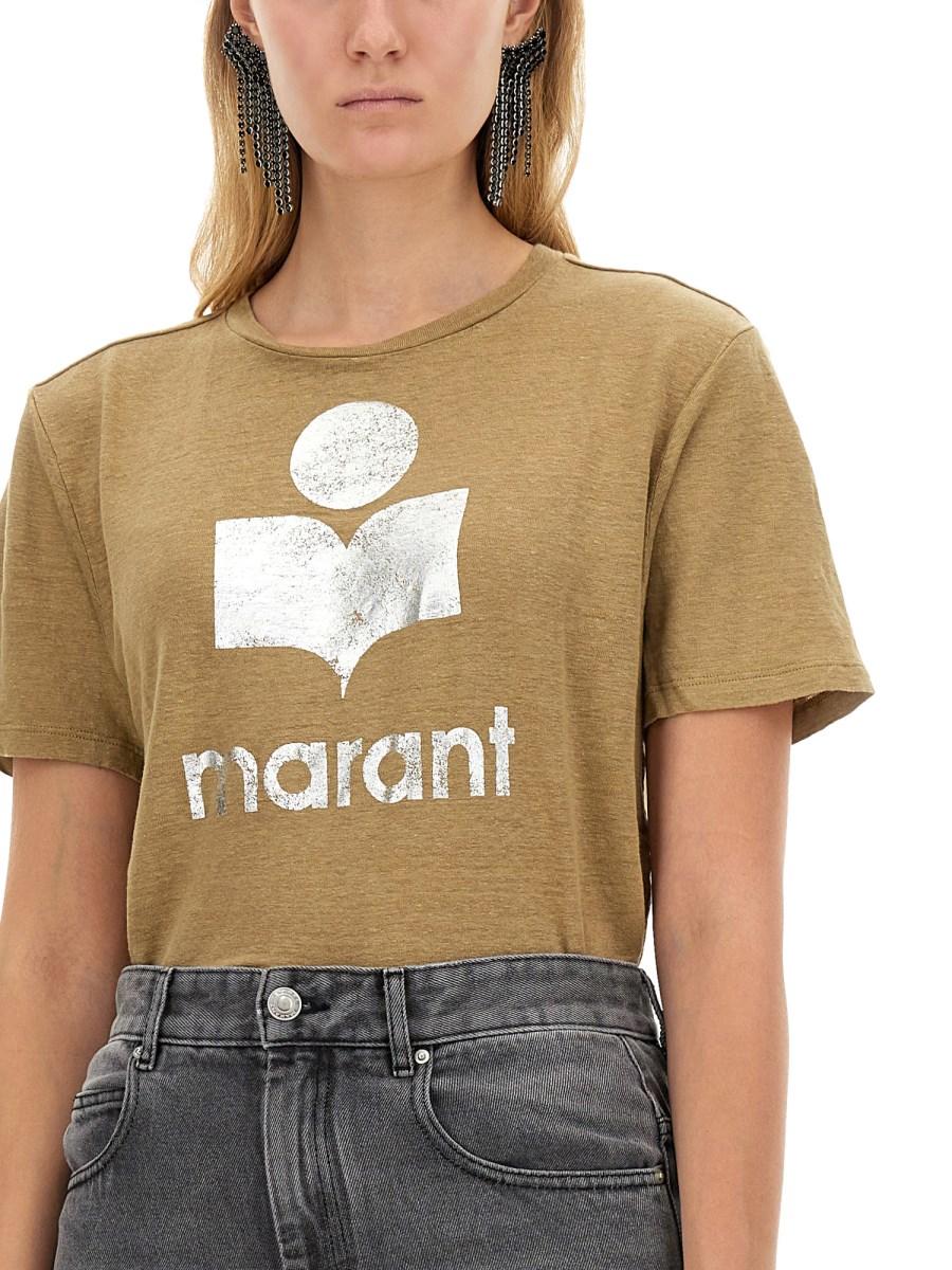 MARANT ÉTOILE T-SHIRT ZEWEL IN LINO