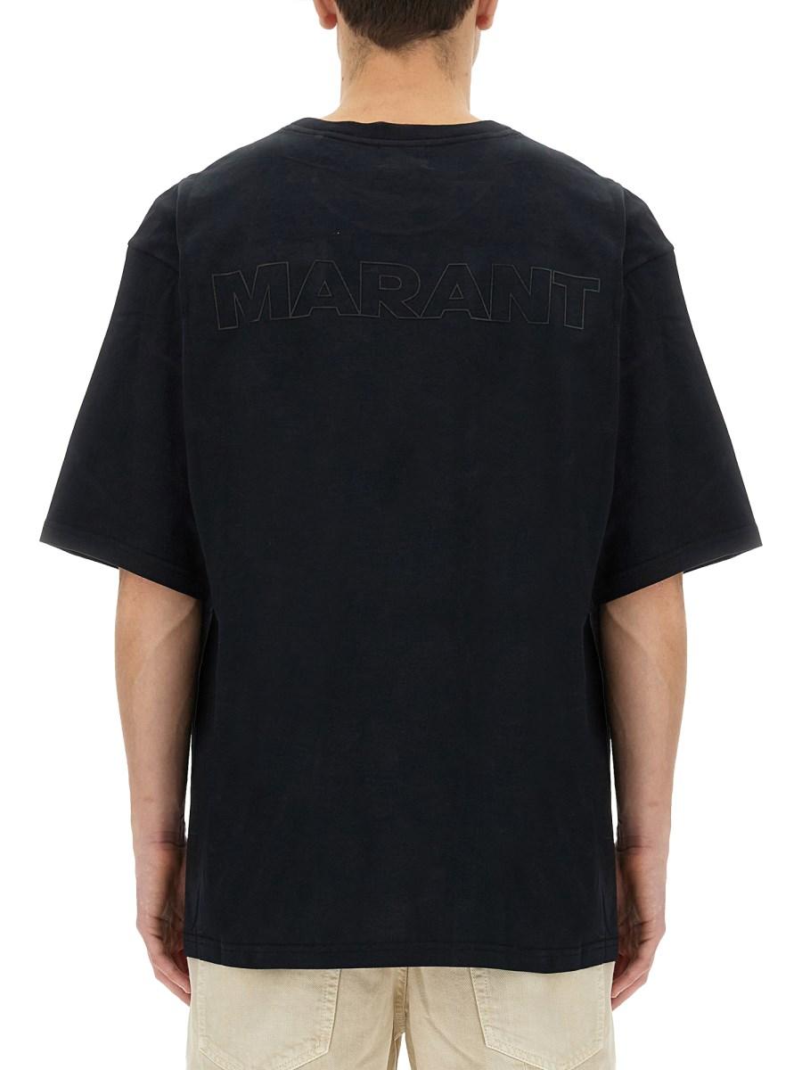MARANT T-SHIRT "GUIZY" IN JERSEY DI COTONE