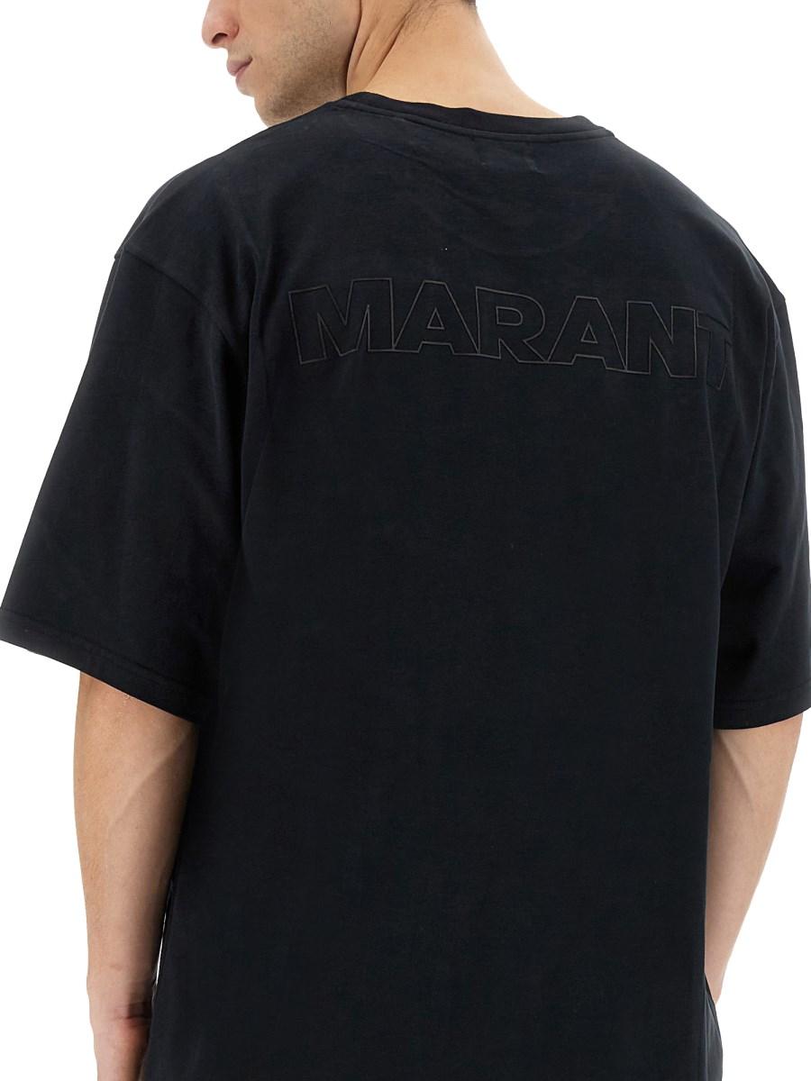 MARANT T-SHIRT "GUIZY" IN JERSEY DI COTONE