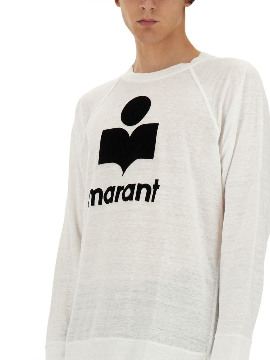 MARANT T-SHIRT KIEFFER IN LINO