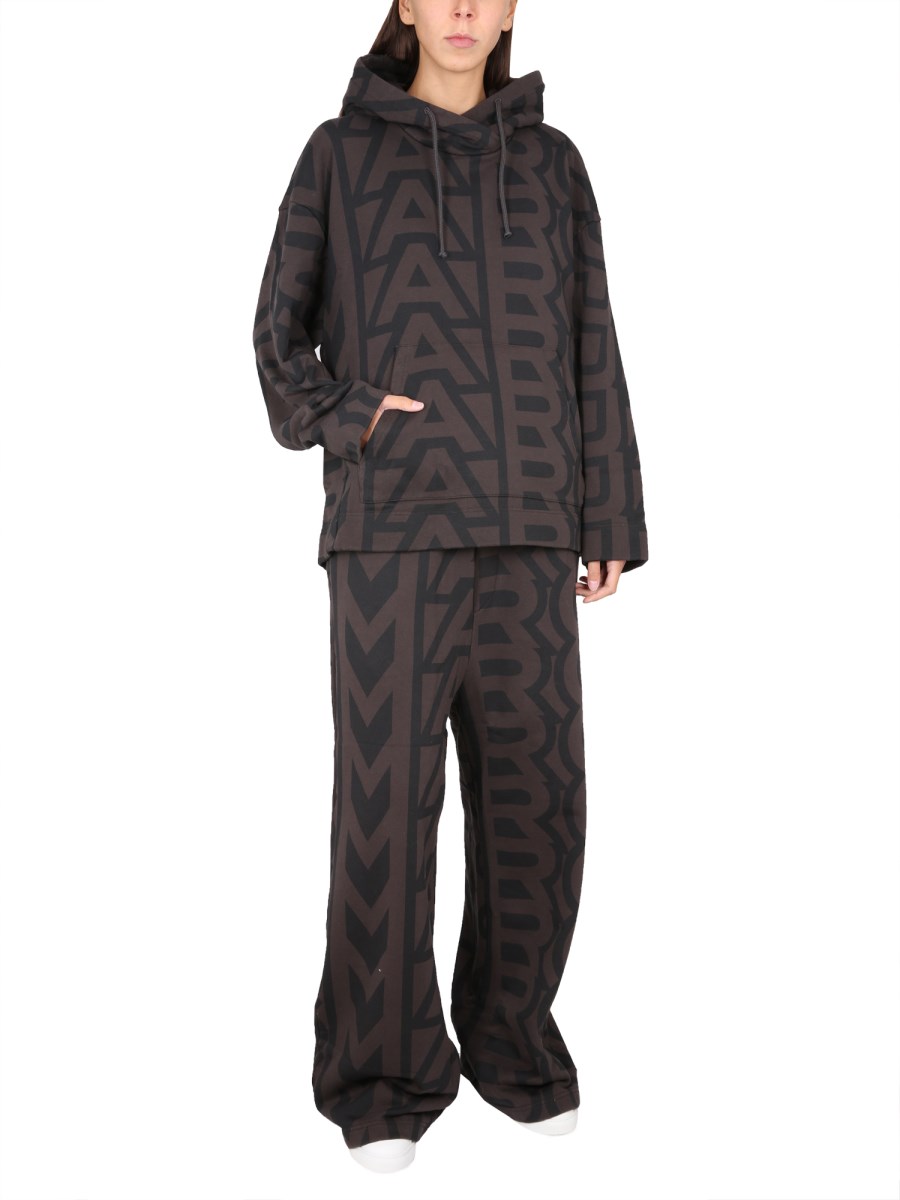 MARC JACOBS FELPA IN COTONE CON LOGO MONOGRAM