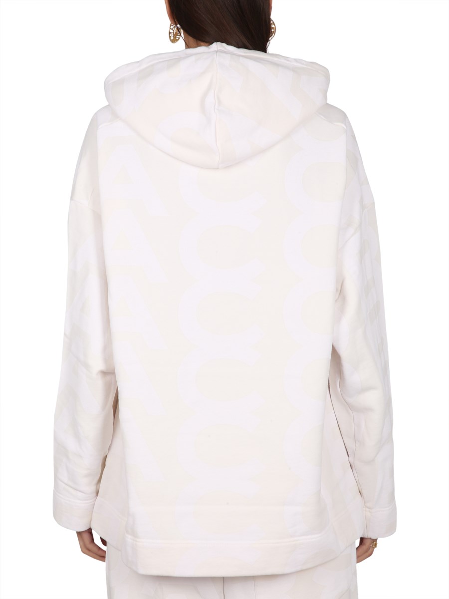 MARC JACOBS FELPA MONOGRAM IN COTONE
