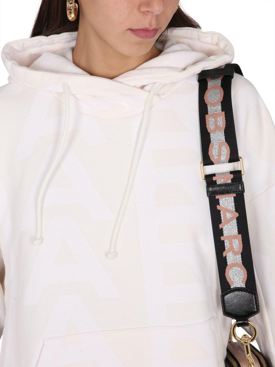 MARC JACOBS FELPA MONOGRAM IN COTONE