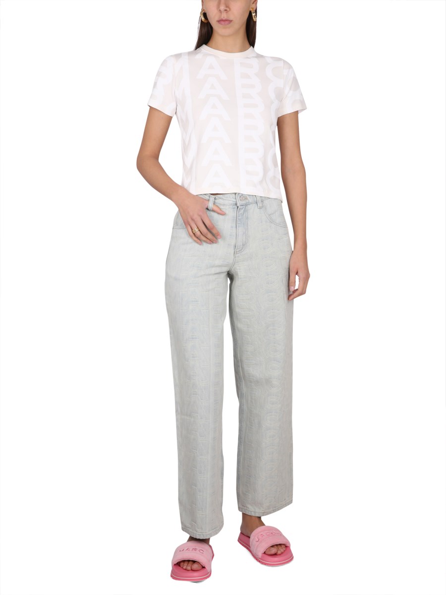 MARC JACOBS JEANS MONOGRAM IN DENIM DI COTONE