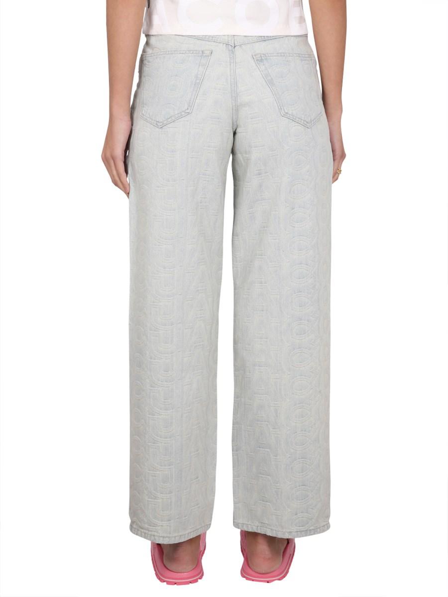 MARC JACOBS JEANS MONOGRAM IN DENIM DI COTONE