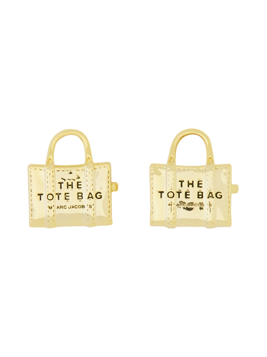 MARC JACOBS ORECCHINI A PERNO THE TOTE BAG STUD