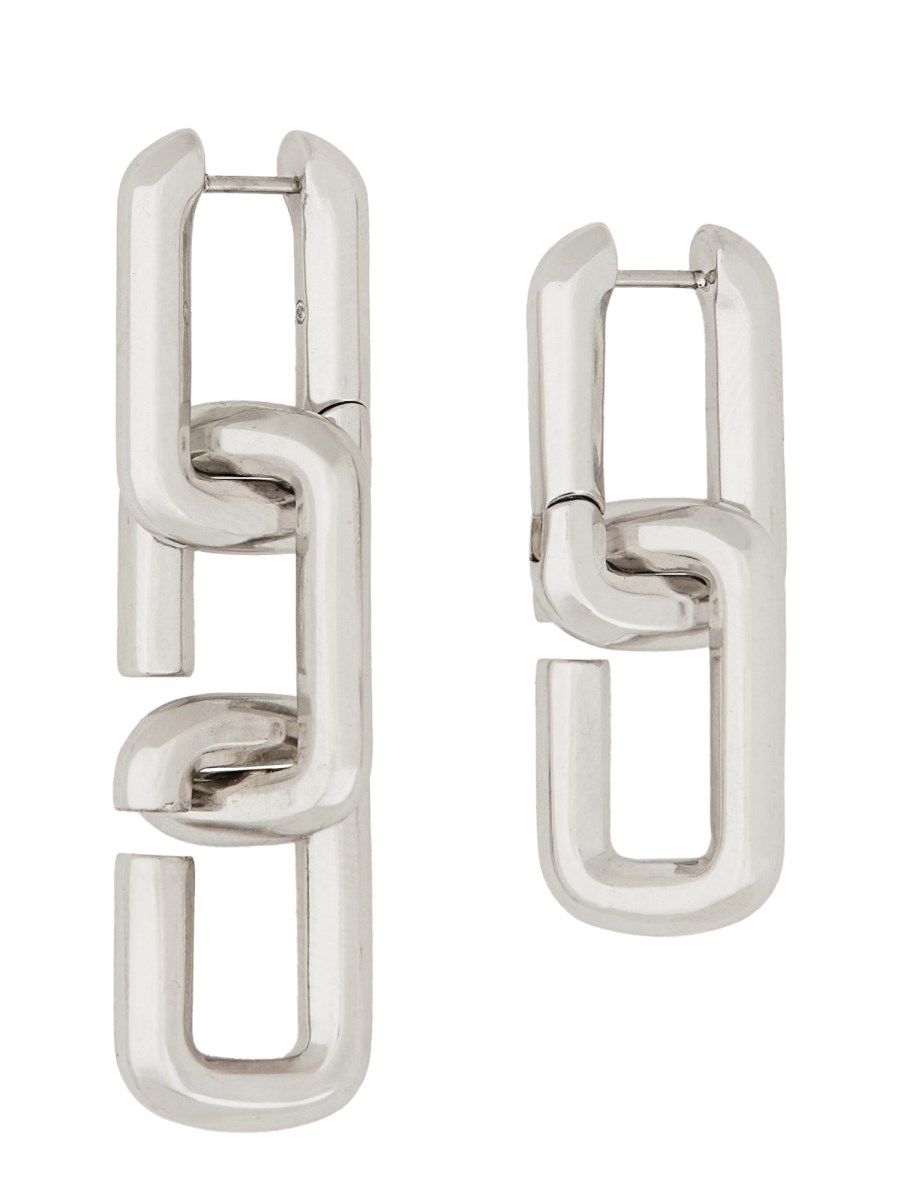 MARC JACOBS ORECCHINI THE J MARC CHAIN LINK