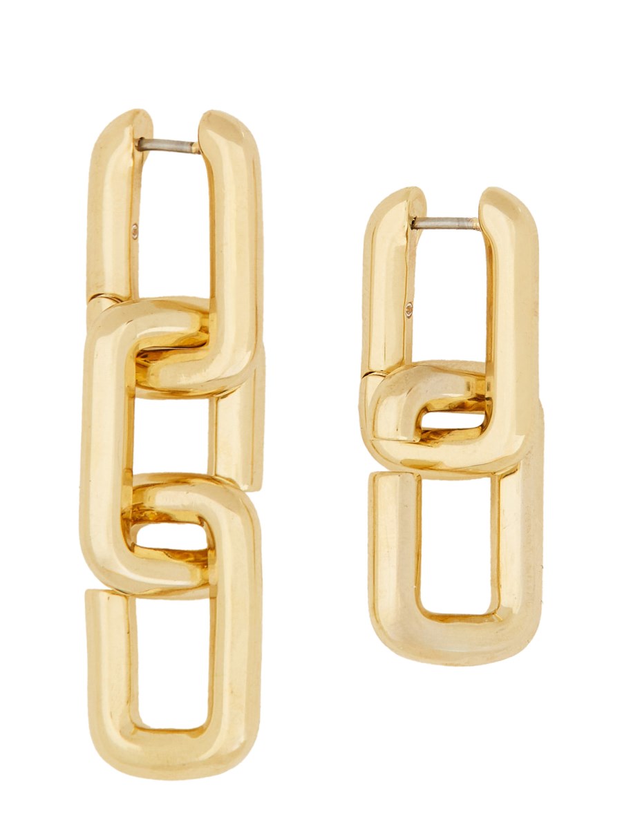 MARC JACOBS ORECCHINI THE J MARC CHAIN LINK