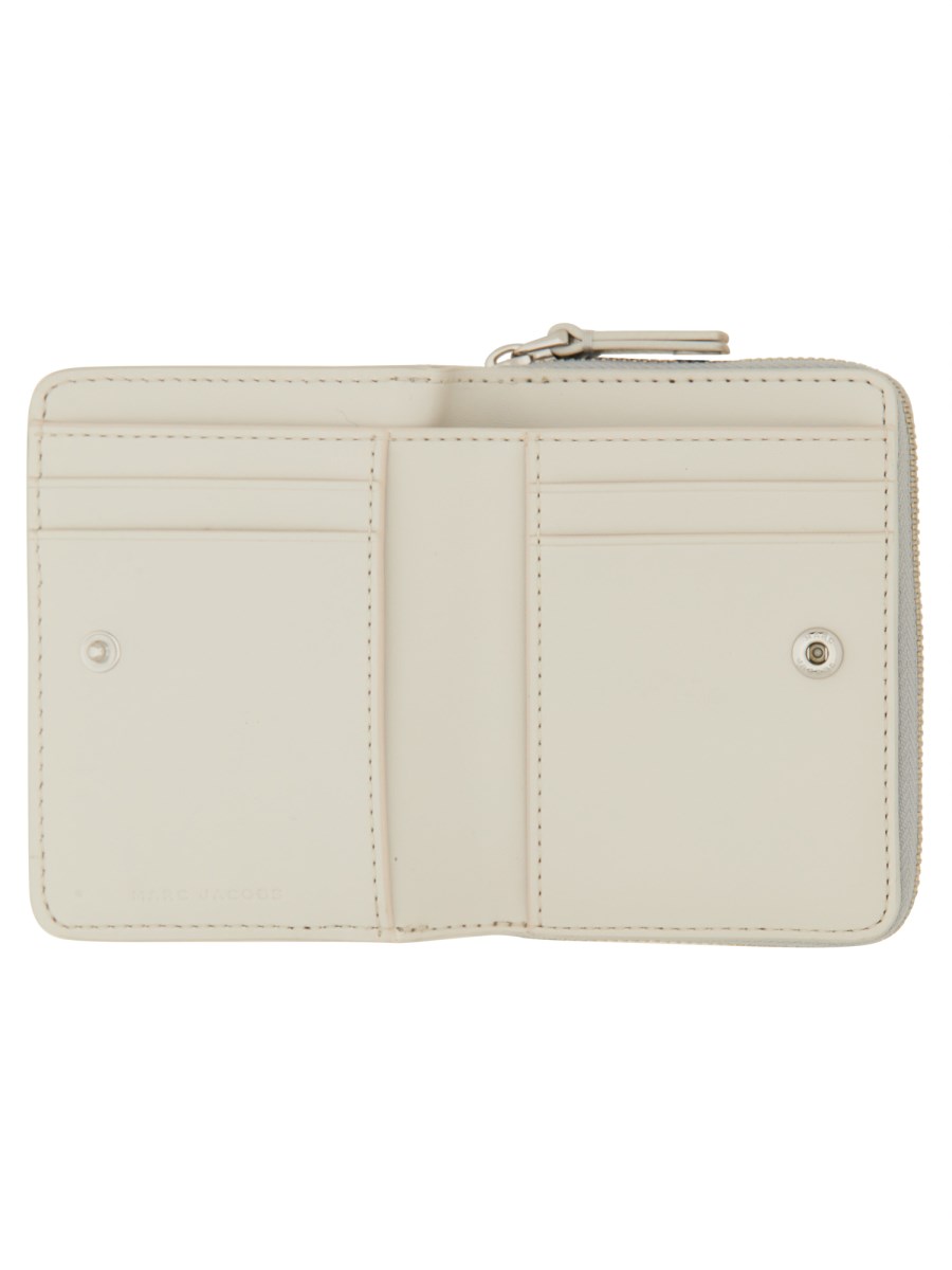 MARC JACOBS PORTAFOGLIO COMPACT MINI IN PELLE