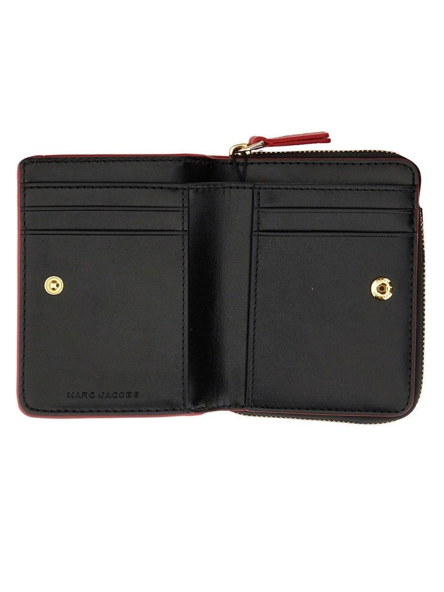 MARC JACOBS PORTAFOGLIO "THE COMPACT" MINI IN PELLE