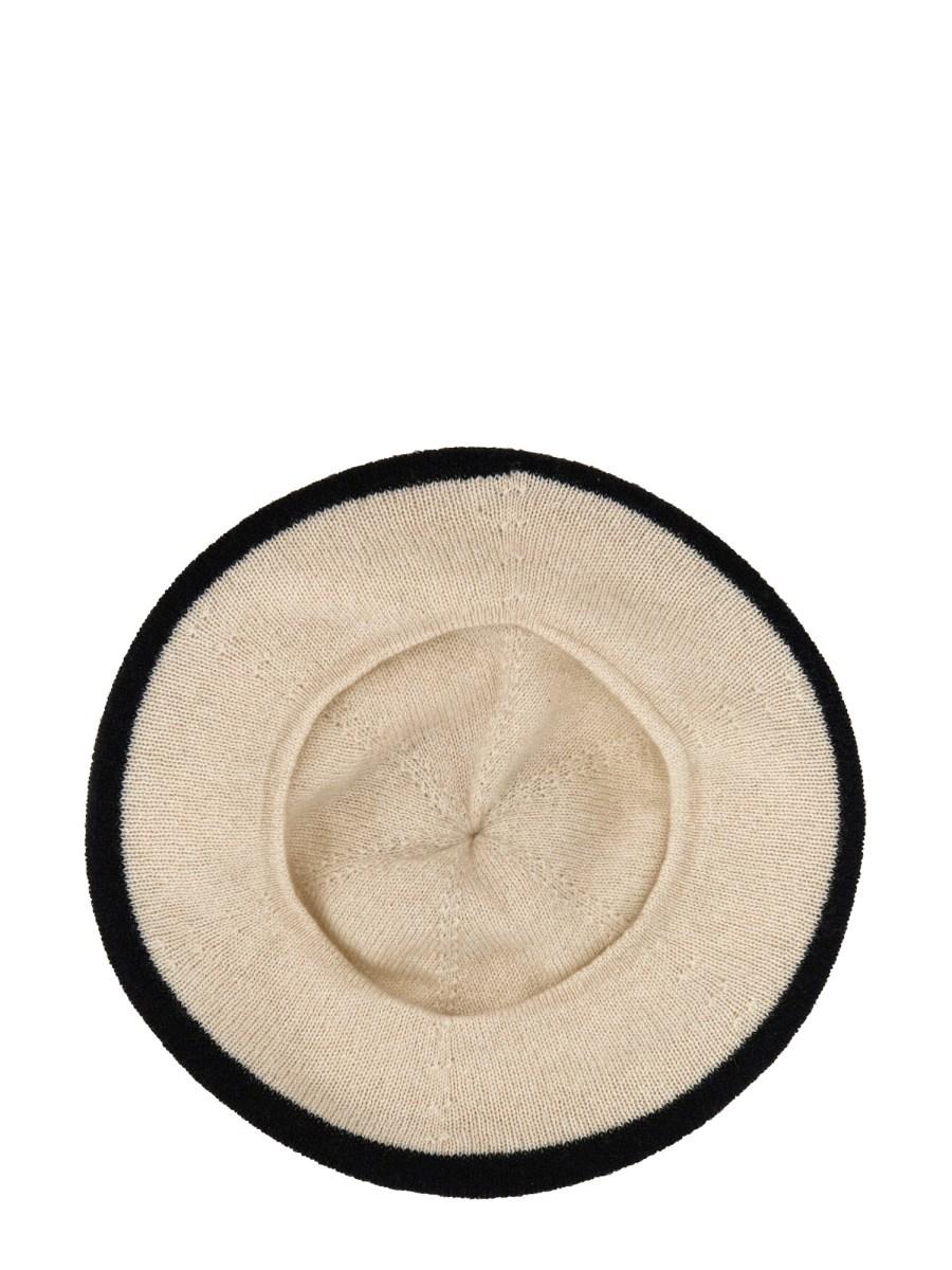 MARGARET HOWELL CAPPELLO CON POM POM IN CASHMERE