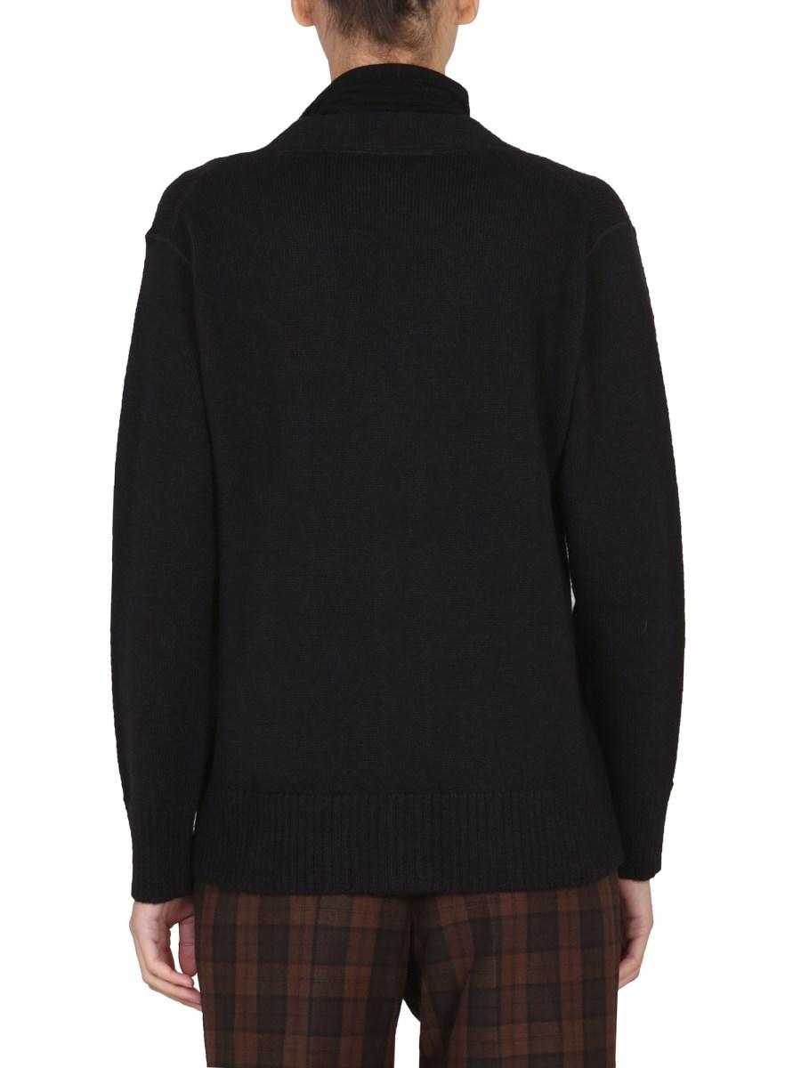 MARGARET HOWELL CARDIGAN CON BOTTONI IN LANA