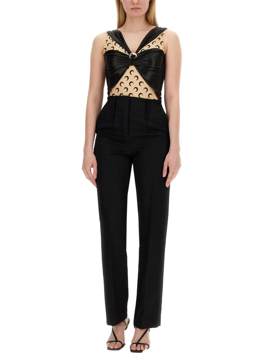 MARINE SERRE BODY DRAPPEGGIATO IN JERSEY