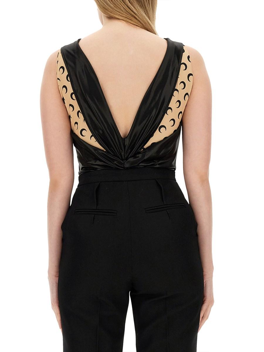 MARINE SERRE BODY DRAPPEGGIATO IN JERSEY