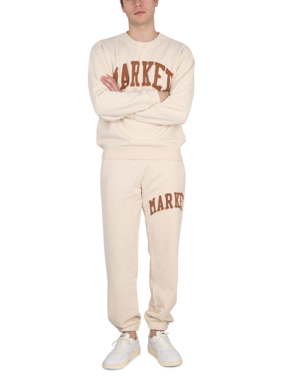 MARKET PANTALONE CON LOGO APPLICATO