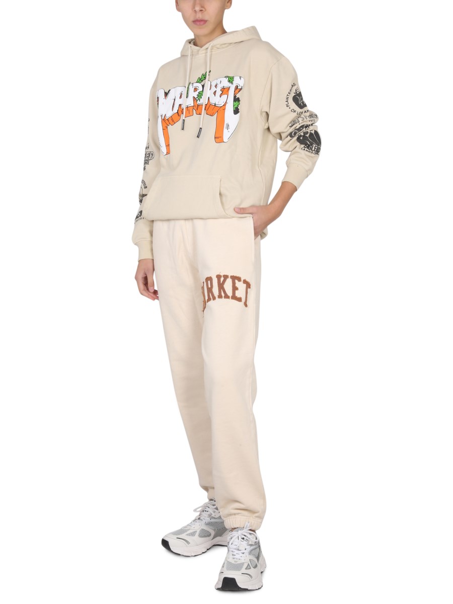 MARKET PANTALONE CON LOGO APPLICATO