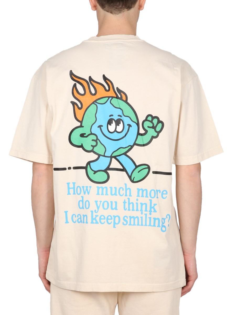 MARKET T-SHIRT IN COTONE CON LOGO