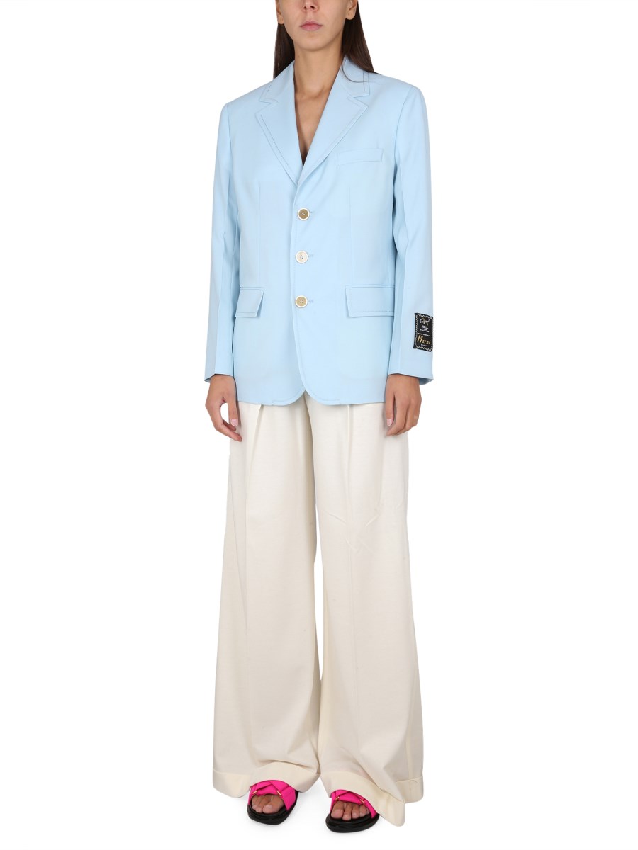 MARNI BLAZER LUNGO IN FRESCO LANA