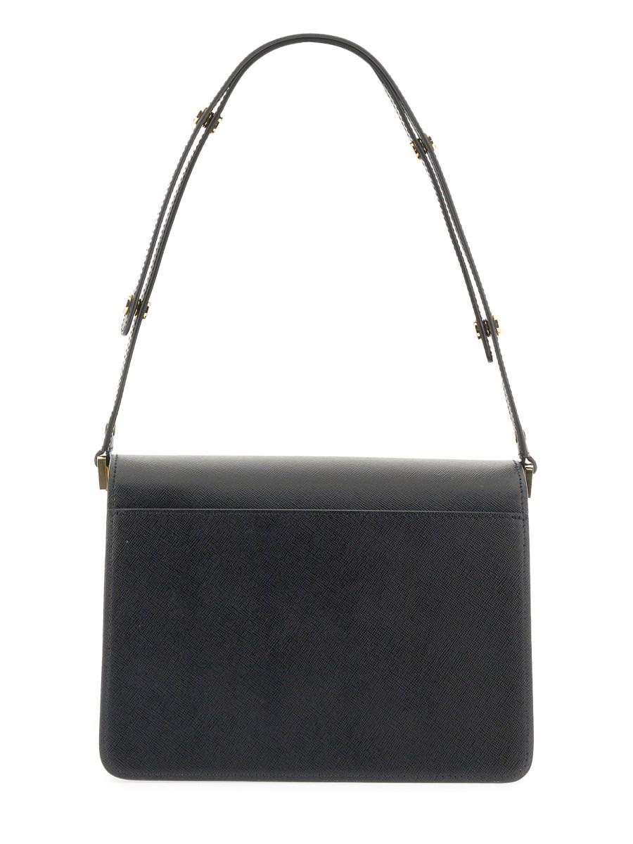 MARNI BORSA A SPALLA TRUNK IN PELLE