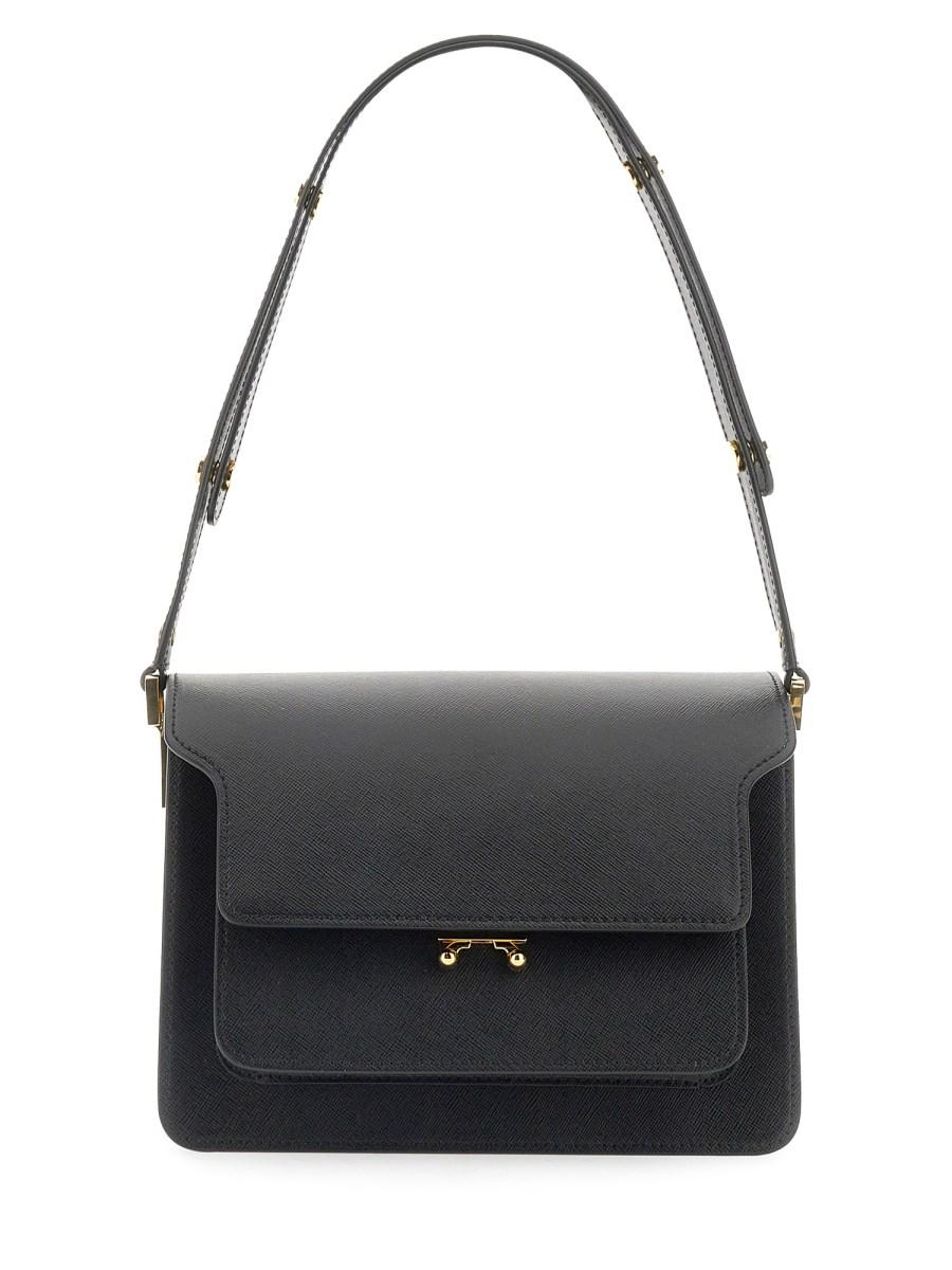 MARNI BORSA A SPALLA TRUNK IN PELLE