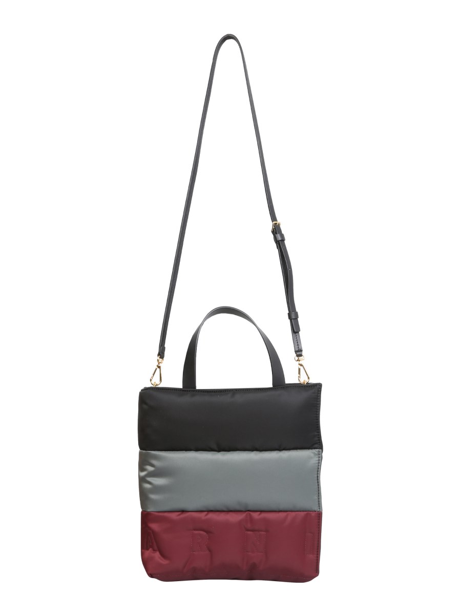 MARNI BORSA MUSEO SOFT SMALL IN NYLON TRAPUNTATO