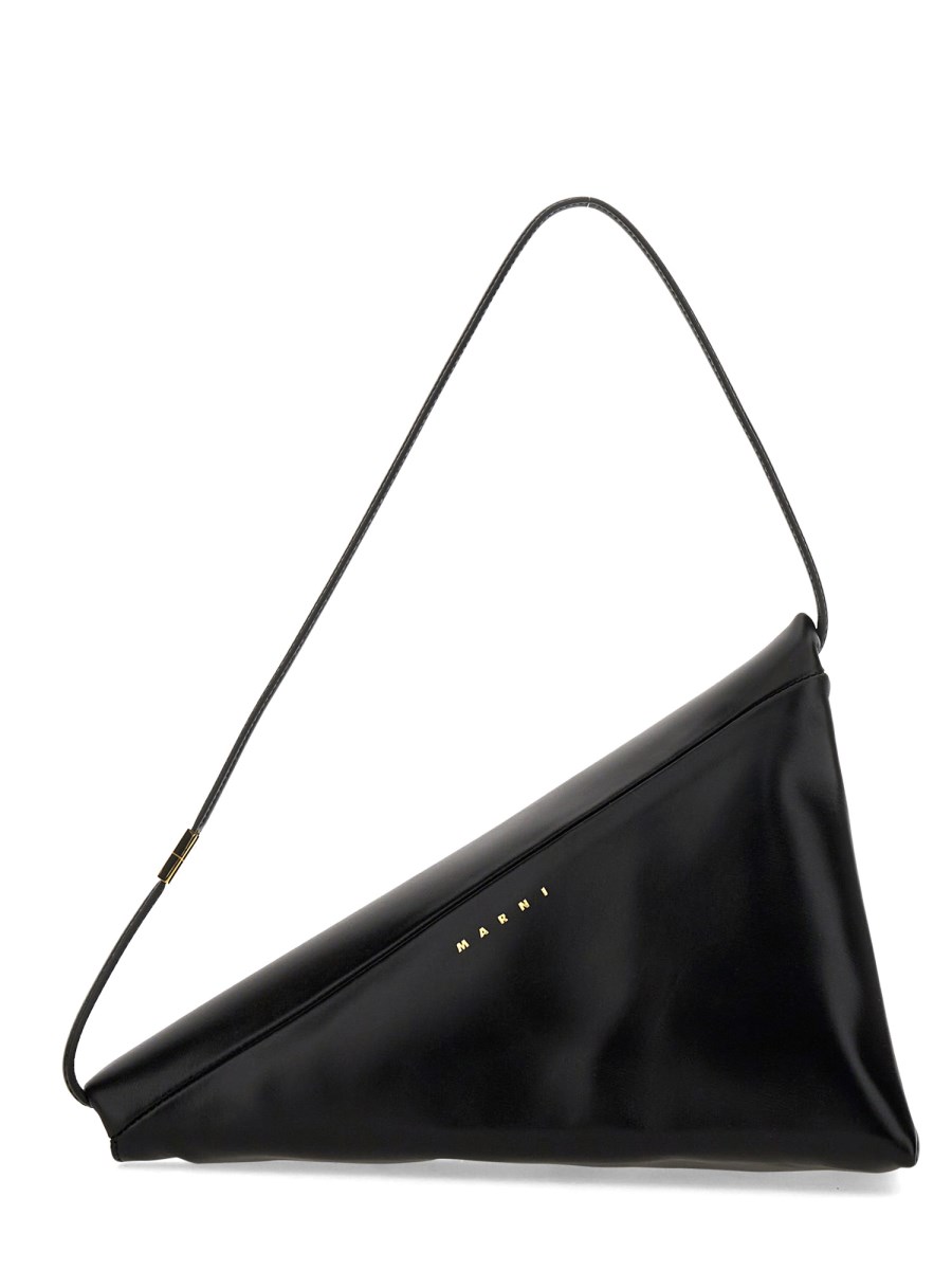 MARNI BORSA PRISMA A TRIANGOLO IN PELLE