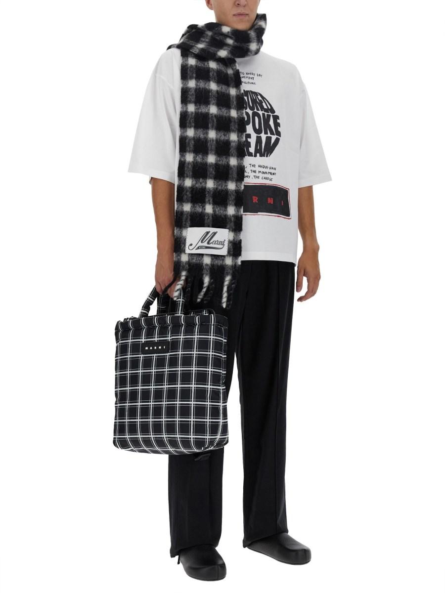 MARNI BORSA TOTE BEY IN NYLON