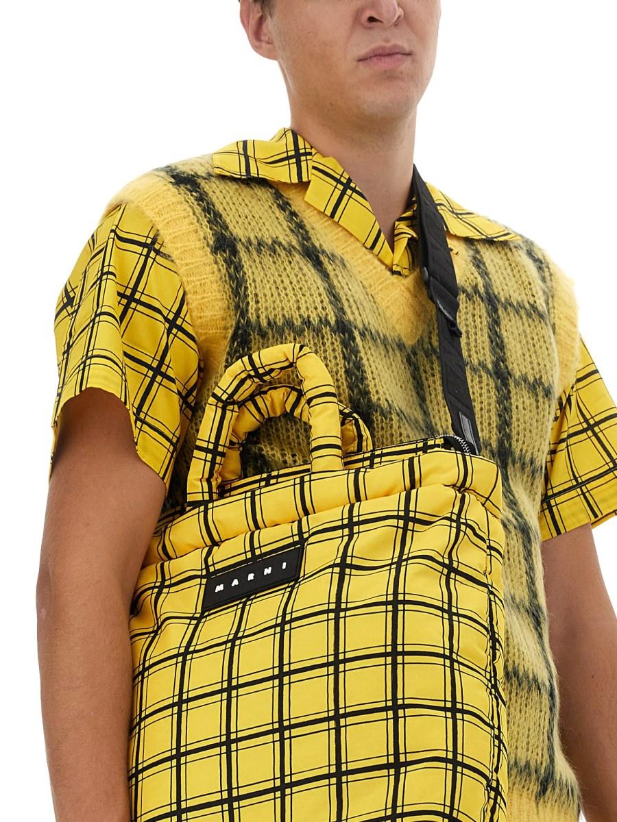 MARNI BORSA TOTE BEY IN NYLON
