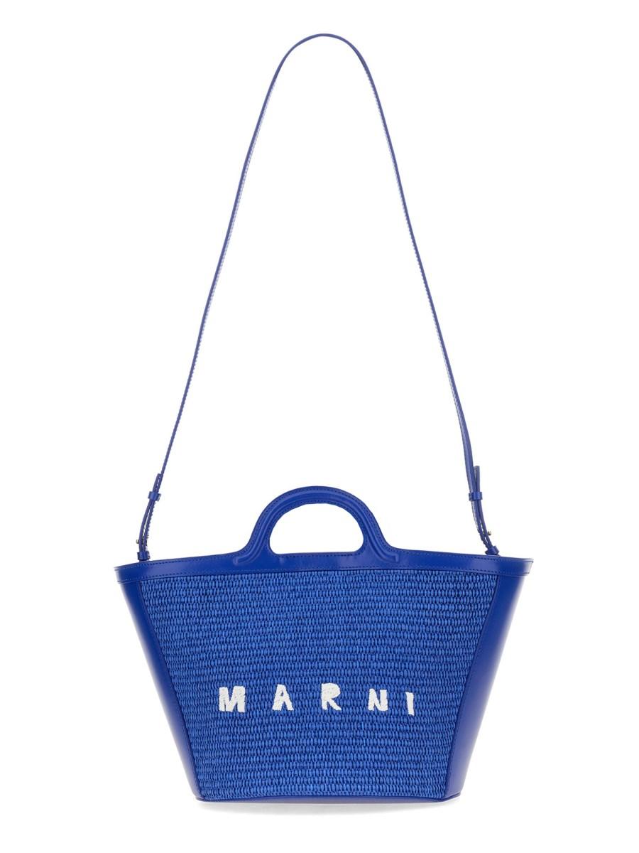 MARNI BORSA TROPICALIA PICCOLA IN RAFIA