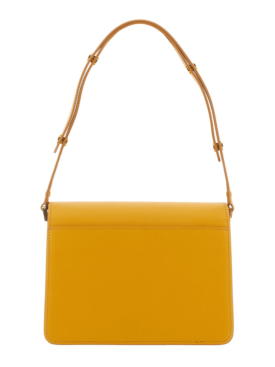 MARNI BORSA TRUNK MEDIUM IN PELLE SAFFIANO