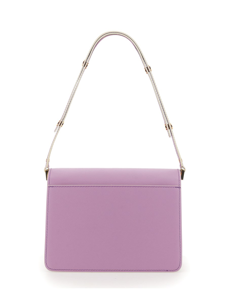 MARNI BORSA TRUNK MEDIUM IN PELLE SAFFIANO