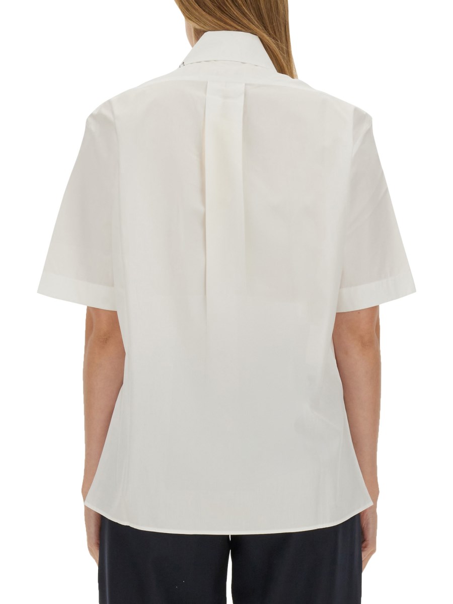 MARNI CAMICIA IN POPELINE DI COTONE CON LOGO