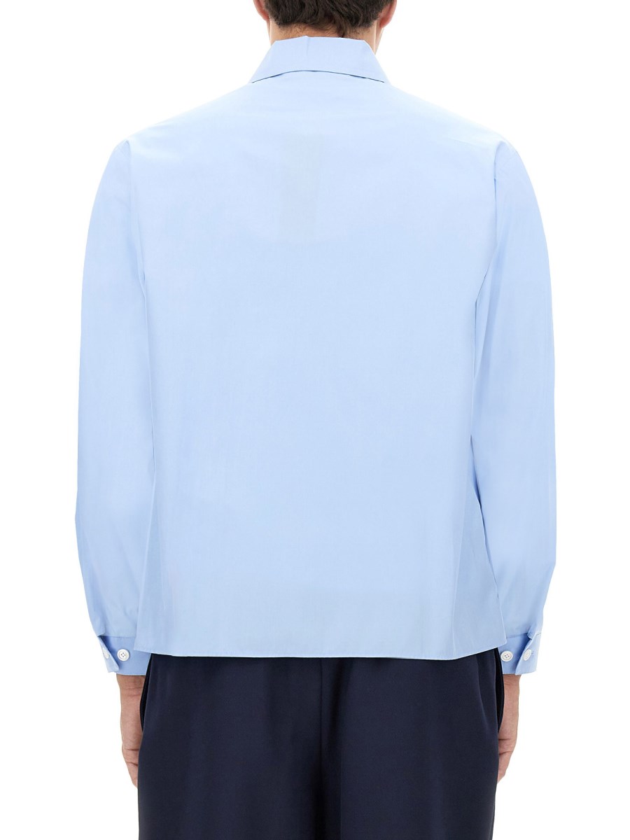 MARNI CAMICIA IN POPELINE DI COTONE CON LOGO