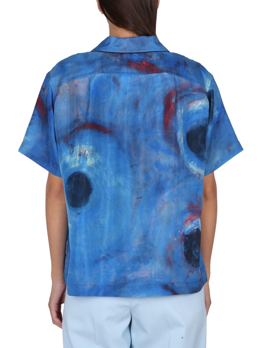 MARNI CAMICIA IN SETA CON STAMPA