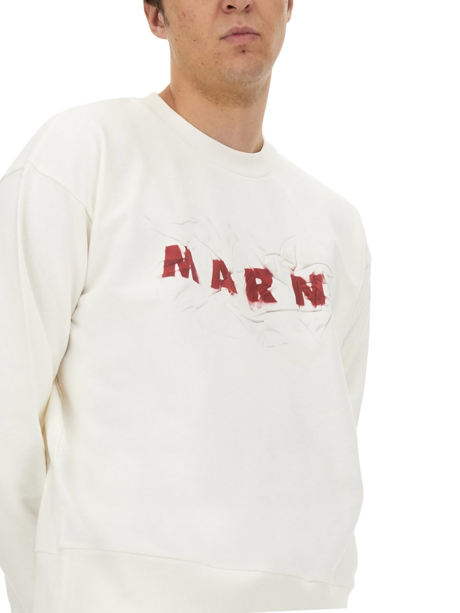 MARNI FELPA CON LOGO